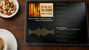 Nylon Jazz Guitar for Work & Evening – 2 Hours of 70s Smooth Fusion