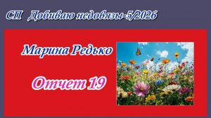 СП «Добиваю недовязы-5/2026» / Отчет 19