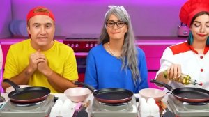 Кулинарный Челлендж# Уэнсдей Против Бабушки # Вкусные Рецепты