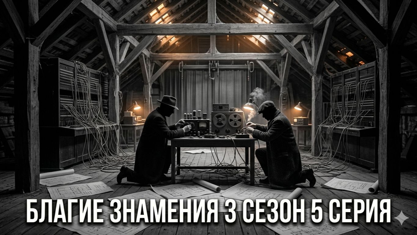 Сериал благие знамения 3 сезон смотреть онлайн разбор сюжета на 5 серию сезона