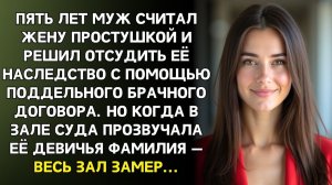 ИСТОРИИ ИЗ ЖИЗНИ|На разводе муж попытался отсудить моё наследство|РЕАЛЬНЫЕ ИСТОРИИ|ЖИЗНЕННЫЕ ИСТОРИИ