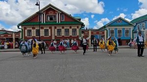 Танец Казанское полотенце в Татарской слободе. Группа Империал. 05.06.26г