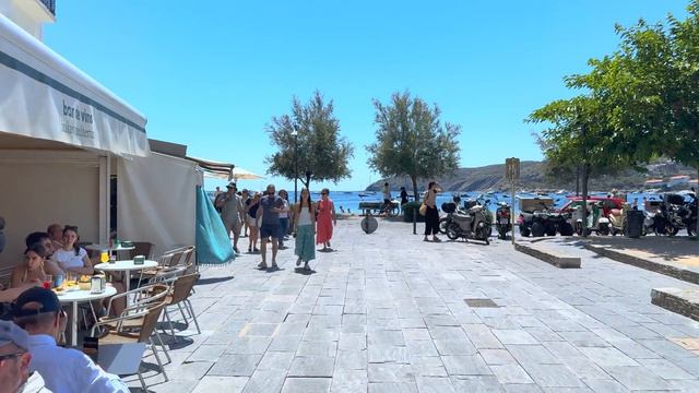 Испания. Прогулка по белоснежному городку Кадакес в формате 4К