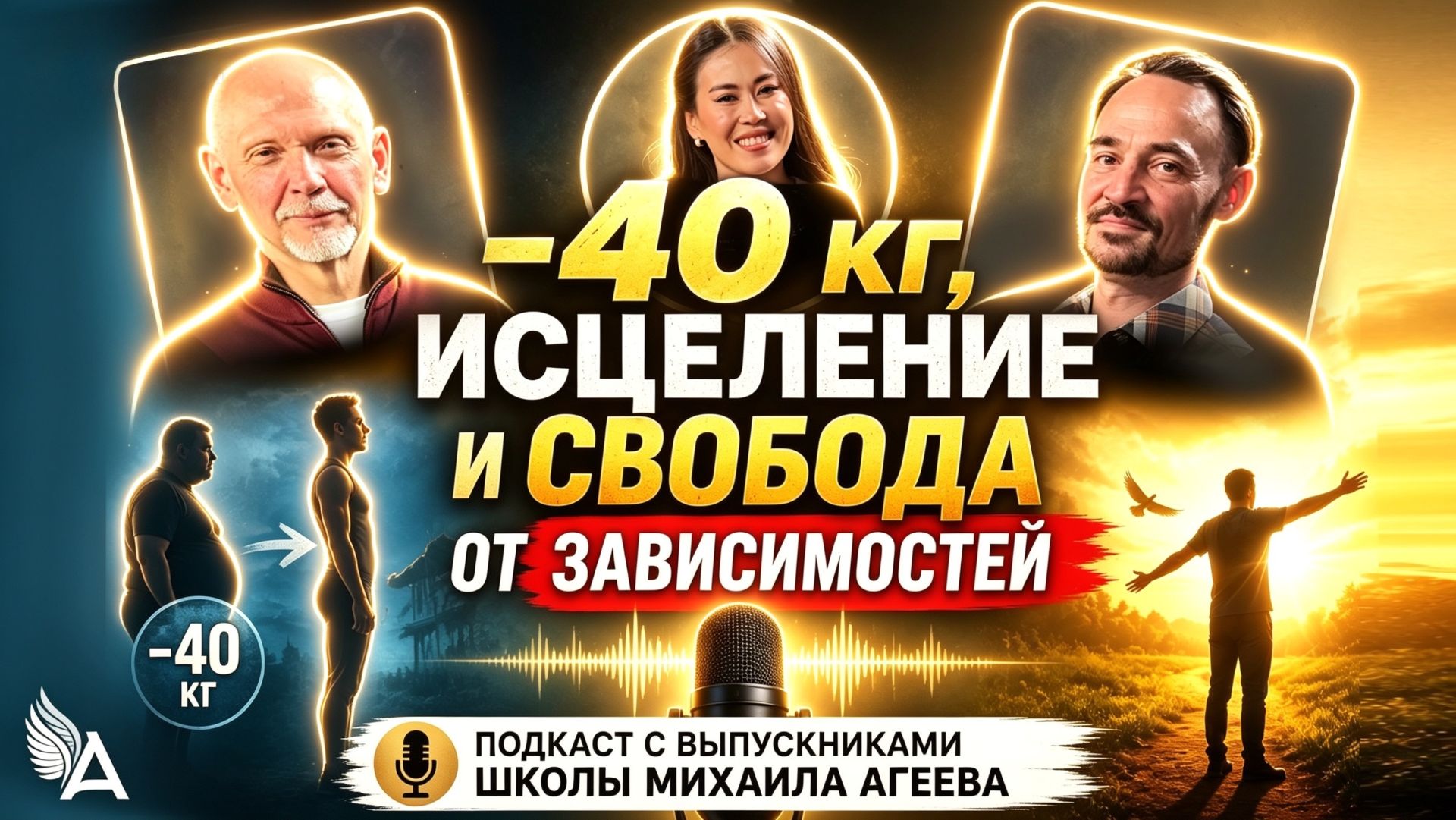 🔥 –40 кг, исцеление от болезней и зависимостей. Подкаст с выпускниками Школы Михаила Агеева