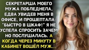 ИСТОРИИ ИЗ ЖИЗНИ|Секретарша шепнула: Быстро в шкаф! И закрыла|РЕАЛЬНЫЕ ИСТОРИИ|ЖИЗНЕННЫЕ ИСТОРИИ