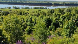 Ока вид от деревни