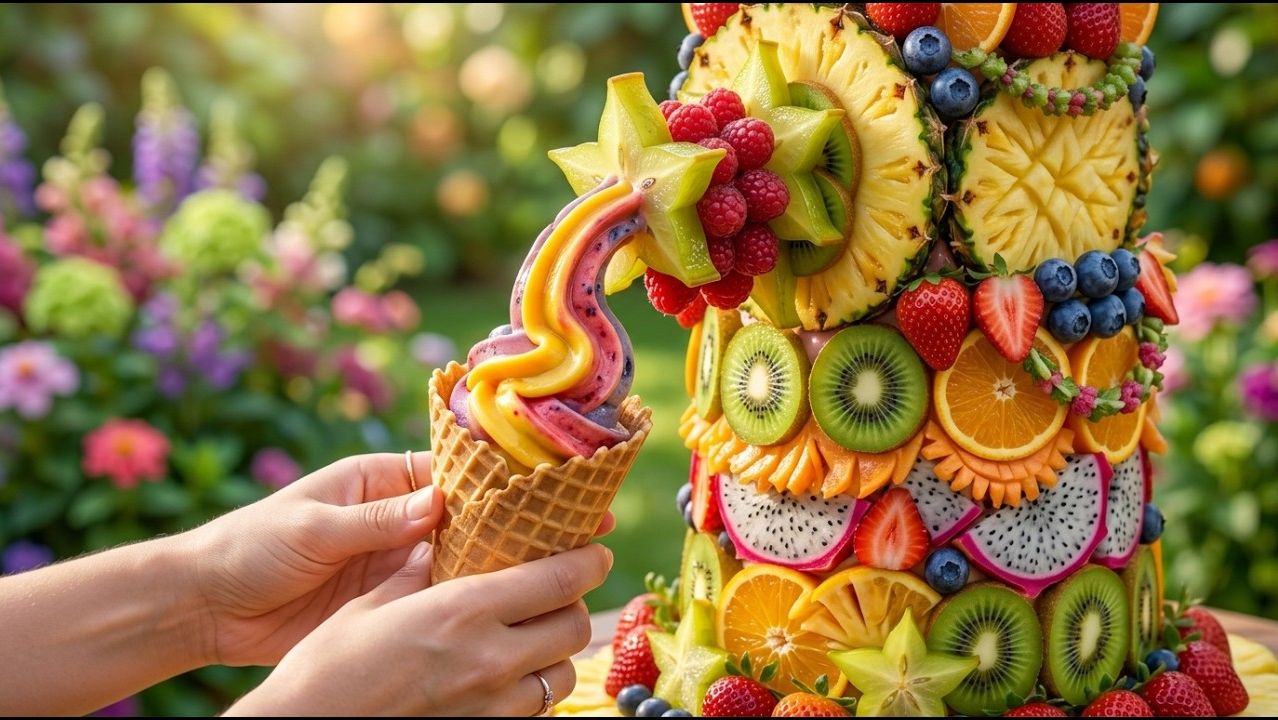 🍦✨ Машина для мороженого из фруктов | Подборка из 100 фруктовых мороженых. АСМР 🎬 Фильмы