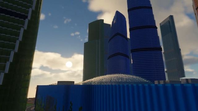 Москва в Minecraft 1 к 1 смотреть онлайн