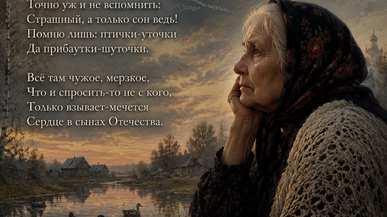 Страшный сон (шуточная версия) А. Чернец.