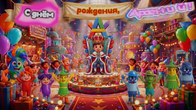 Арсений, с днём рождения!