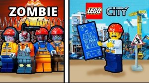 Я построил строительную площадку для ЗОМБИ из конструктора LEGO