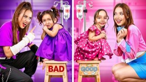 ХОРОШАЯ VS ПЛОХАЯ МАМА! ТРЕШ, капельница с газировкой и ВЕДЬМА! 🤯🍼 [21:03] [1:13:30] [1:46:04]