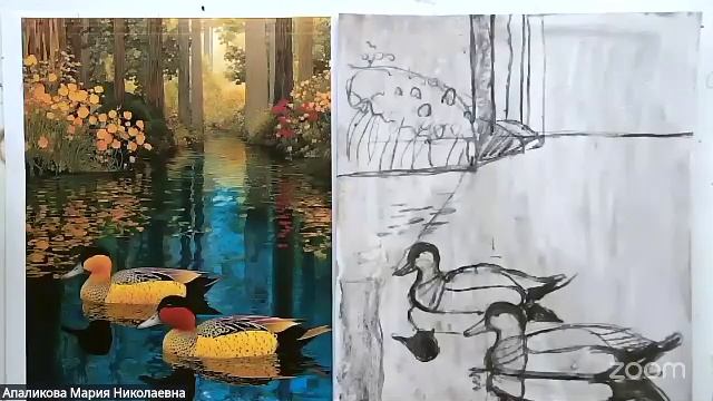 Рисование с Марией Апаликовой  12.6 16:15