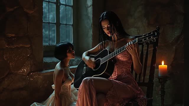 The Shadow Bride _ A Gothic Rock Ballad of Ghostly Visions _ AI Music Video