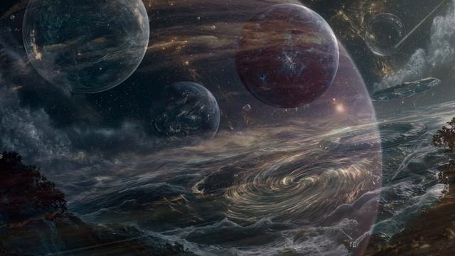Voyage Across Ocean Planets - Deep Space Soundscapes & Blue Celestial Atmospheres смотреть онлайн