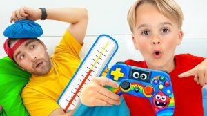 Дети заботятся о дяде и учат его не обманывать