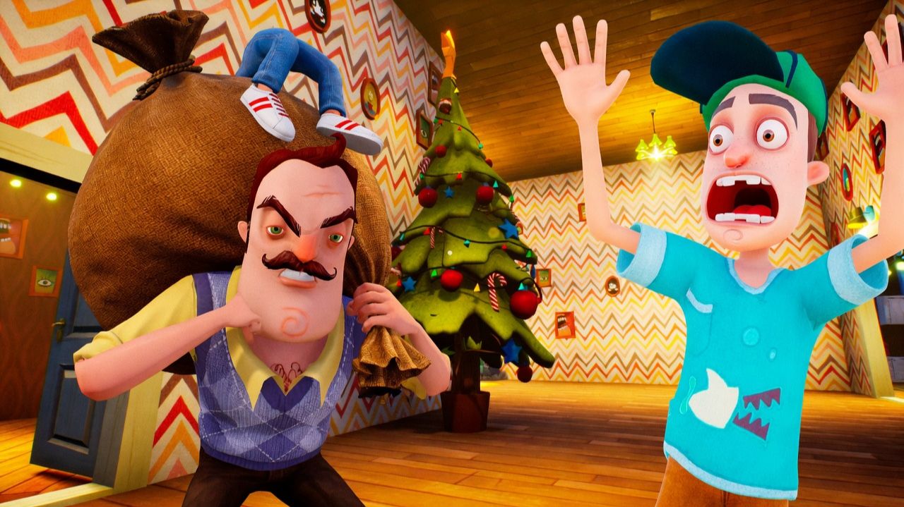 СОСЕД УКРАЛ МОЕГО ДРУГА НА НОВЫЙ ГОД!HELLO NEIGHBOR ПРОХОЖДЕНИЕ МОДА The Stolen Holiday смотреть онлайн