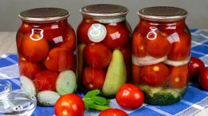 ПОМИДОРЫ без УКСУСА на зиму! Вкусный и проверенный рецепт! #159