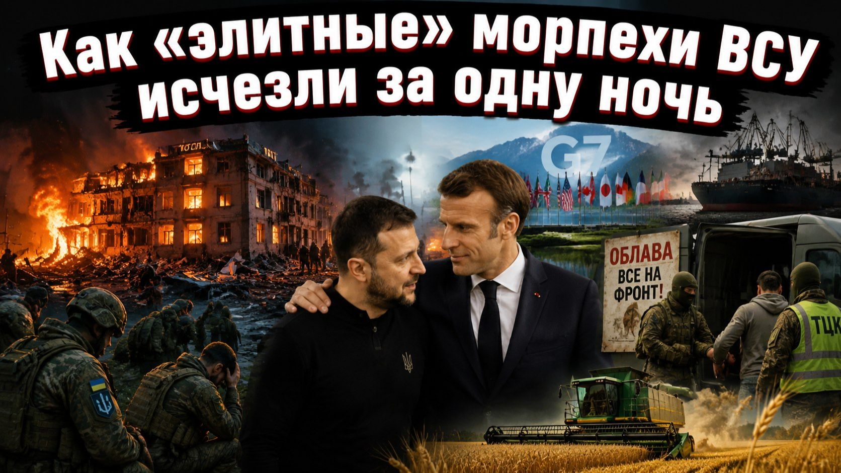 «Отель смерти», зерновой коллапс и пощечина Макрона: Украина трещит по швам, пока Запад аплодирует смотреть онлайн