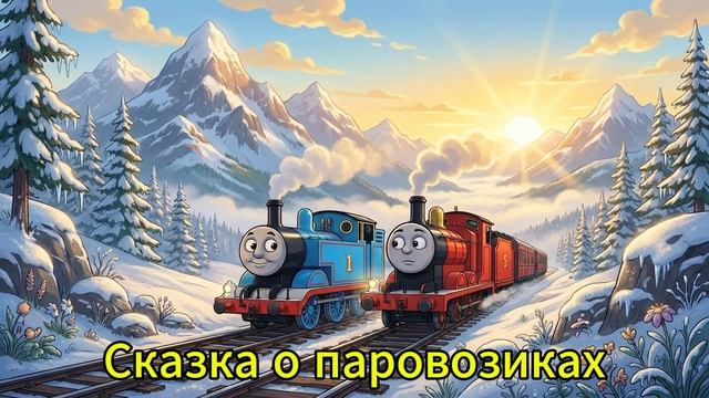 Сказка о паровозиках Слушать на ночь Детская сказка Для детей Добрые истории Алексей Лукшин