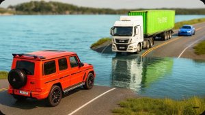 Автомобили против глубокой воды #16 в BeamNG Drive!