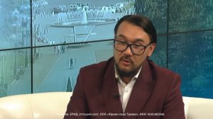 В студии предприниматель Муса Мазитов, основатель компании «Мастер складов» и «Динопарка»