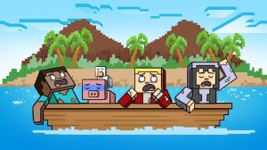 МАЙНКРАФТ но это НЕОБИТАЕМЫЙ 🏝ОСТРОВ!!!