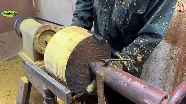 Техника и оборудование, токарный станок, обработка дерева