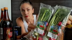 Ехали с дачи, заехали в магазины! Распаковка! А морковка нынче дорогая)))