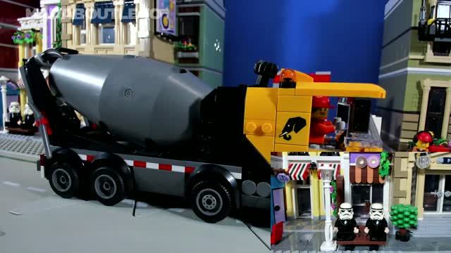 LEGO Бетономешалка 🧱