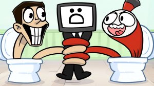 🚂ЧУХ ЧУХ ЧАРЛЬЗ Туалет против 📺ЭКРАННОЙ ЖЕНЩИНЫ!!! Поппи Плейтайм