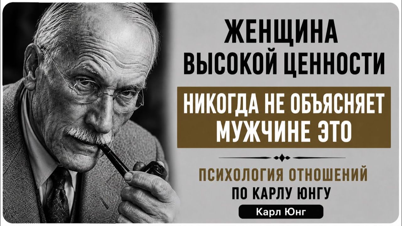 Женщина высокой ценности никогда не объясняет мужчине ЭТО - Карл Юнг