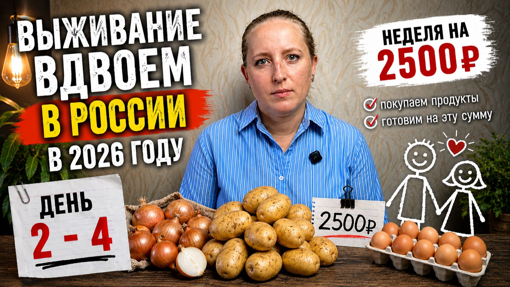 Неделя на 2500 рублей вдвоем: 2-4 дни выживания