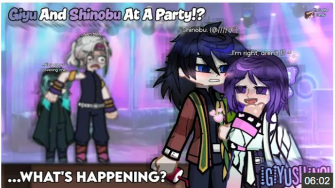 𝙆𝙉𝙔, 🎉Giyu And Shinobu At A Party!?🎉, Gl2 X Demon Slayer, Ft. Giyushino, Read Description❗️ смотреть онлайн