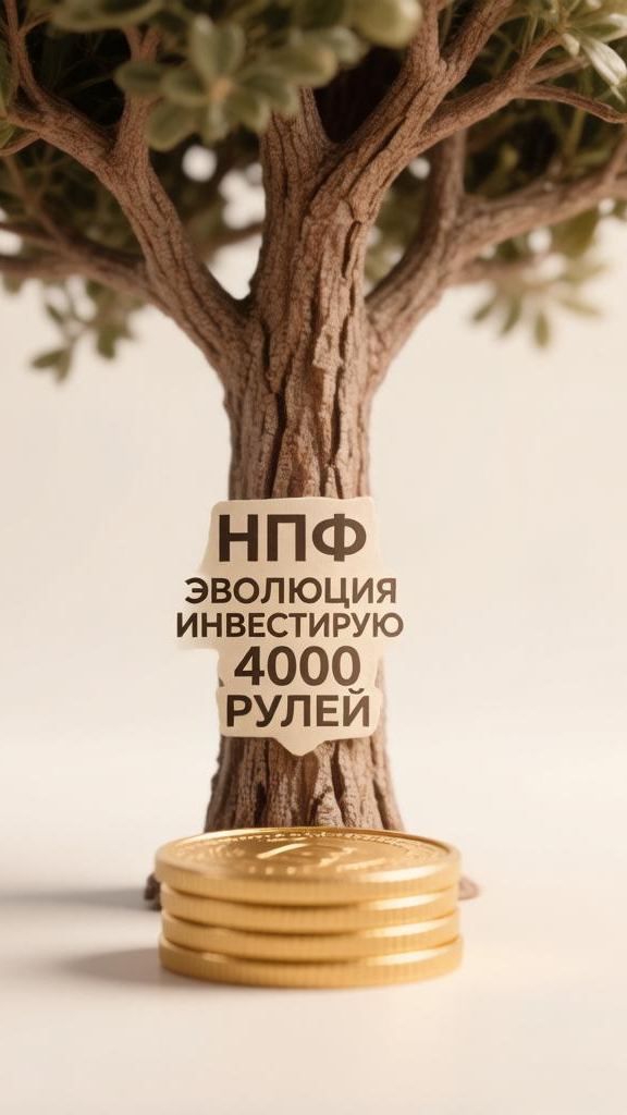 НПФ Эволюция инвестирую в накопительную пенсию 4000 рублей.