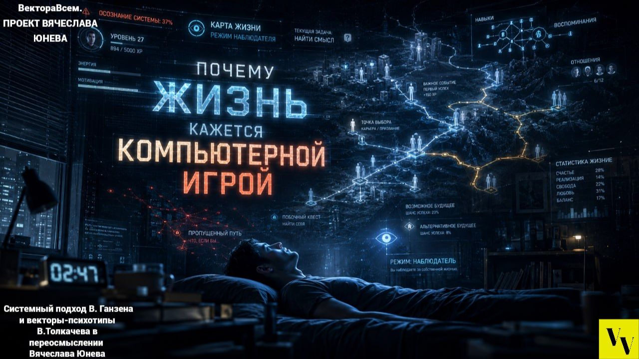 Почему жизнь кажется компьютерной игрой смотреть онлайн