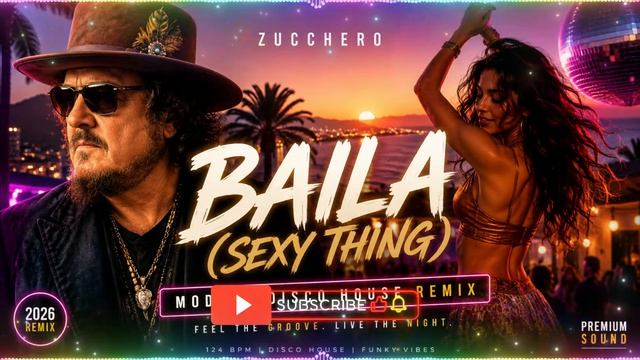 BAILA MORENA (Sexy Thing) - Zucchero _ Modern Disco House Cover Remix 2026 смотреть онлайн