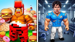 КТО БЫСТРЕЕ СБРОСИТ ВЕС 💪 ЭКСТРЕМАЛЬНОЕ ПОХУДЕНИЕ В РОБЛОКС! - ВЛАДУС ИГРАЕТ #Роблокс #Roblox