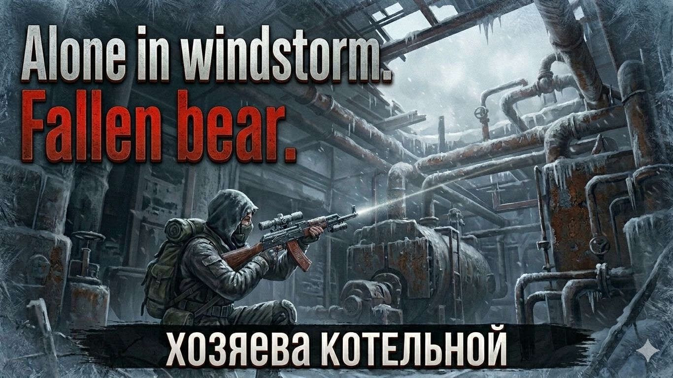S.T.A.L.K.E.R. Alone In Windstorm. Fallen Bear. Сраный мuдак, а не разумный мутант
