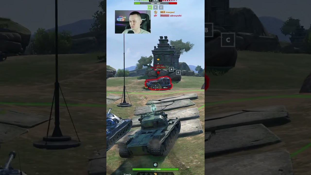 Лютый разнос рандома на Kranvagn Tanks Blitz смотреть онлайн