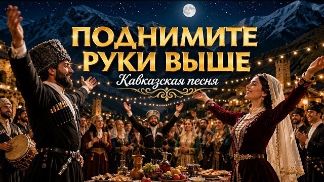 Поднимите руки выше 🎉 Кавказская песня 2026 | Зажигательная песня для праздника