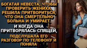 ИСТОРИИ ИЗ ЖИЗНИ|БОГАТАЯ НЕВЕСТА ПРИТВОРИЛАСЬ УМИРАЮЩЕЙ|РЕАЛЬНЫЕ ИСТОРИИ|ЖИЗНЕННЫЕ ИСТОРИИ