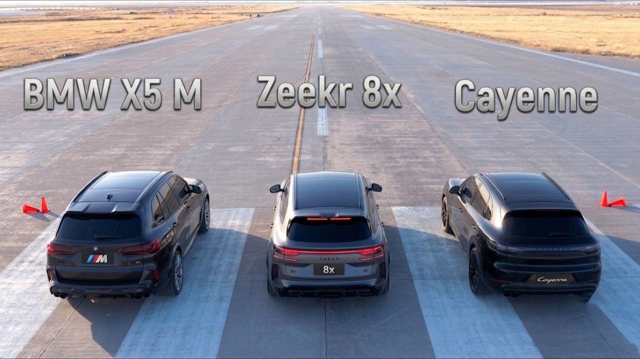 Кто быстрее и сильнее на бездорожье_ BMW X5 M vs Cayenne vs Zeekr 8X