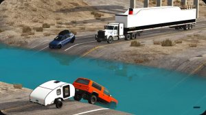 Автомобили против глубокой воды 2 — BeamNG Drive — 🔥 ULTIMATE Edition: Компиляция