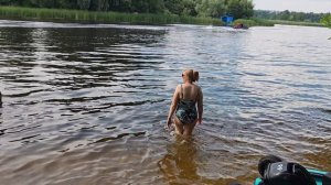 Покатушки на лодке, открытие летнего водомоторного сезона. Накатались,накупались.Кайф👍👍👍