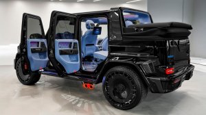 Mercedes BRABUS G 800 Cabrio 2026 года — звук, интерьер и экстерьер.