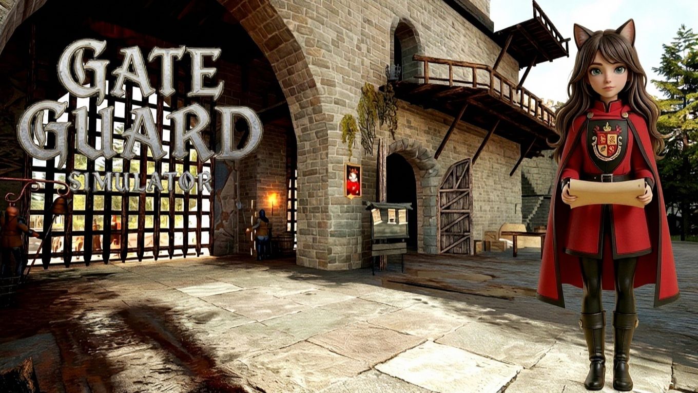 Рассеянный стражник на посту - Gate Guard Simulator Playtest (no commentary) смотреть онлайн