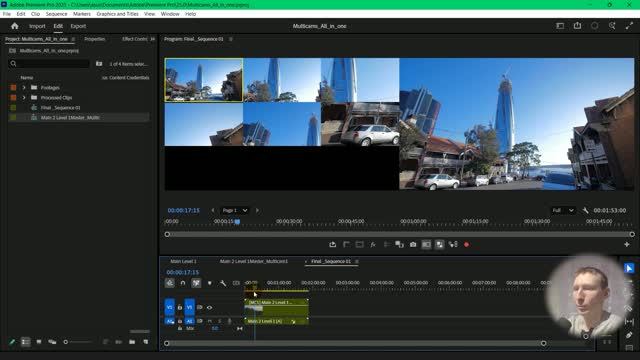 Шаблон монтажа в Adobe Premiere Pro, как создать и использовать? Мультикамера / Многокамерный монтаж смотреть онлайн
