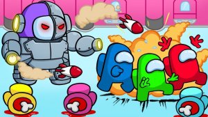 АМОГУСЫ и 🤖КИБОРГ ИМПОСТЕР!!!