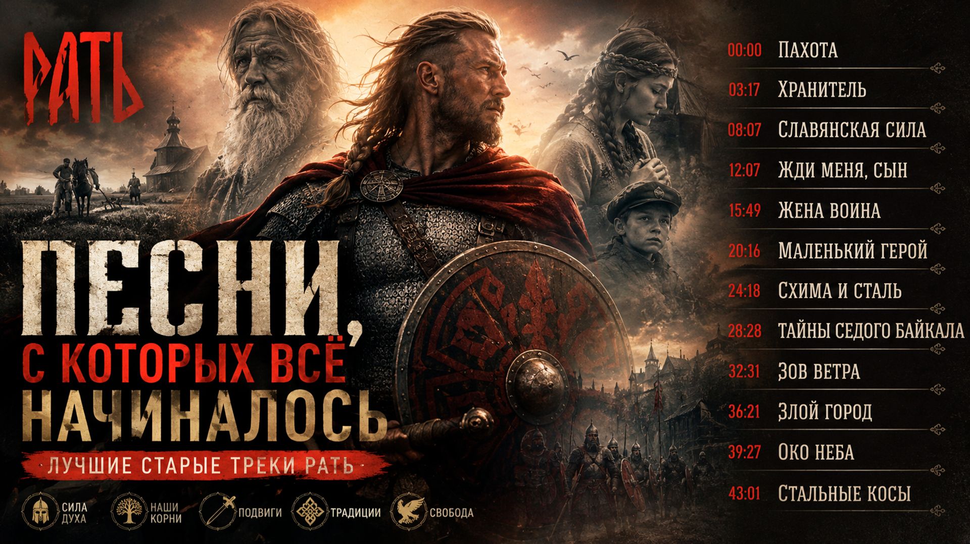 Песни, с которых всё начиналось ⚔️ | Лучшие старые треки РАТЬ